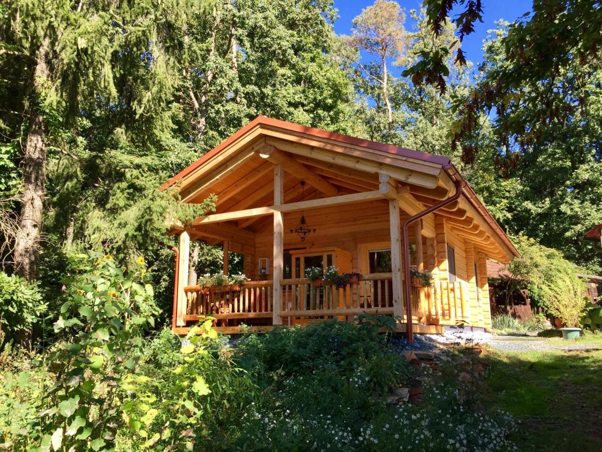 Blockhaus Chalet Mit Beheizbarem Badefass Und Infrarotsauna Auf Der Terrasse Oberschutzen ภายนอก รูปภาพ
